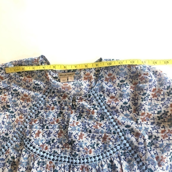 Anthropologie Holding Horses Betony Swing Crochet Prairie Floral Dress Sz 0/UK 4 - Picture 13 of 15